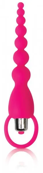 Bliss Pink Vibrating Anal Beads