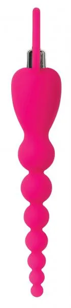 Bliss Pink Vibrating Anal Beads