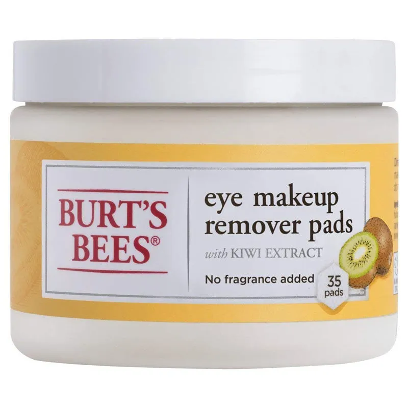 BURT'S BEES - Eye Makeup Remover Pads - 35 Pads