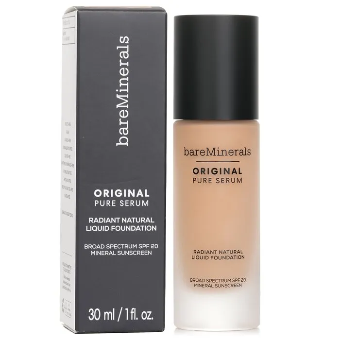 Original Pure Serum Radiant Natural Liquid Foundation Mineral Spf 20 - # Medium Warm 3 - 30ml/1oz
