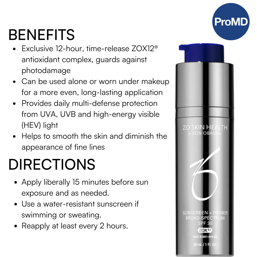 ZO Skin Health Sunscreen   Primer SPF 30